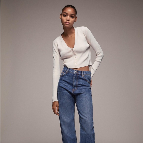 🔴SOLD🔴 Zara Cropped Cardigan Sweater - Picture 2 of 7